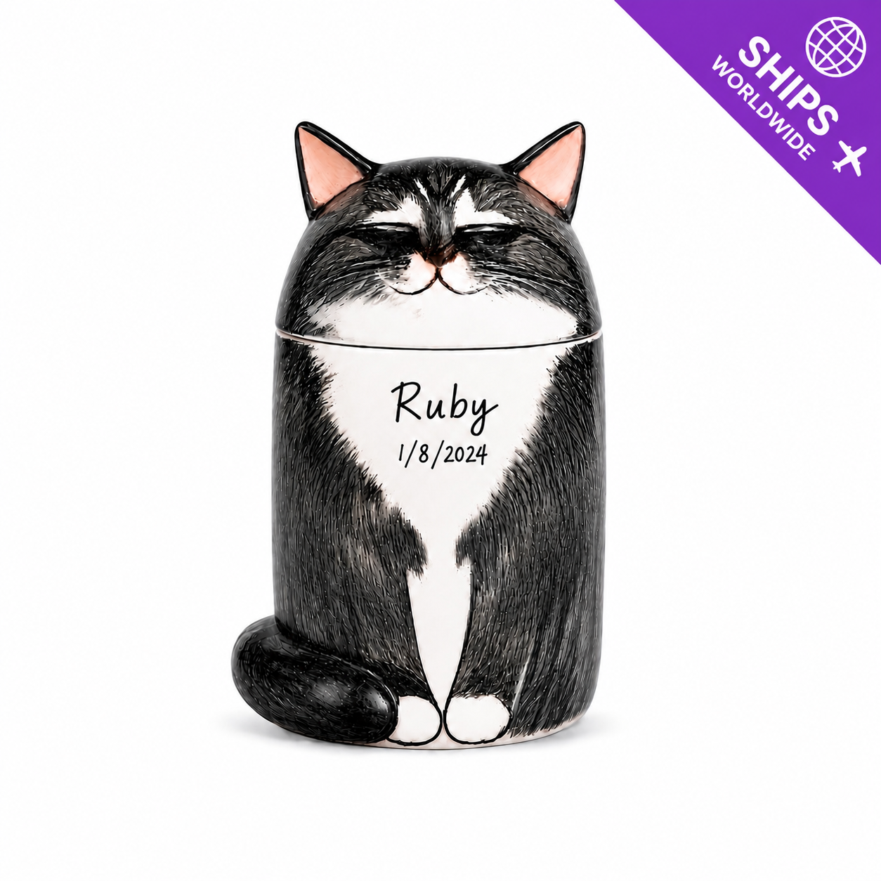 Personalized Pet Urn for Cat